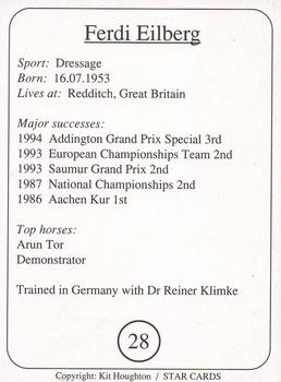 1995 Star Cards Riders of the World #28 Ferdi Eilberg Back